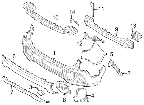 COVER-RR BUMPER SIDE Diagram for 86656Q5700