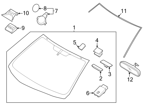 MODULE & SENSOR ASSY Diagram for 96000KL000