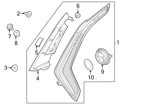 MOISTURE ABSORBENT Diagram for 92125AT000
