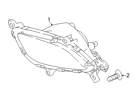 Lamp Assembly-Front Fog Diagram for 92201B0500