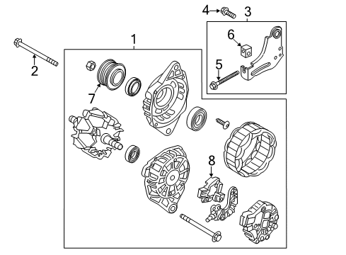Generator Assembly Diagram for 373002B510