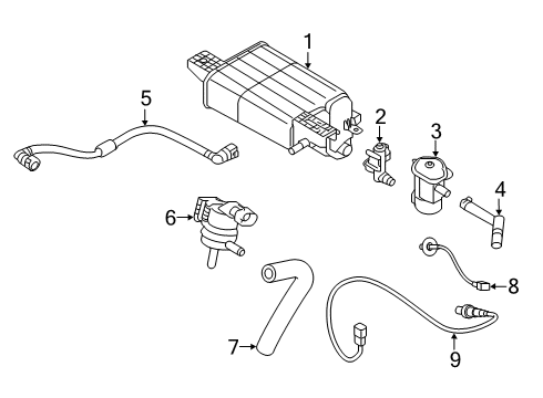 Oxygen Sensor Assembly Diagram for 392102M330