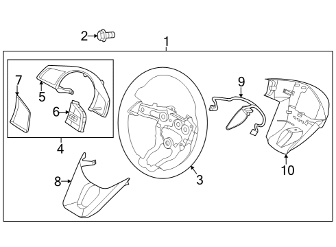 BEZEL,LH Diagram for 96751Q5000