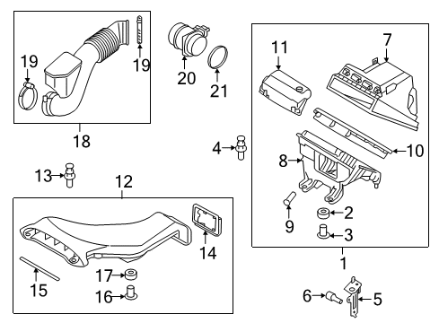 Filter-Air Cleaner Diagram for 28113C1100AS