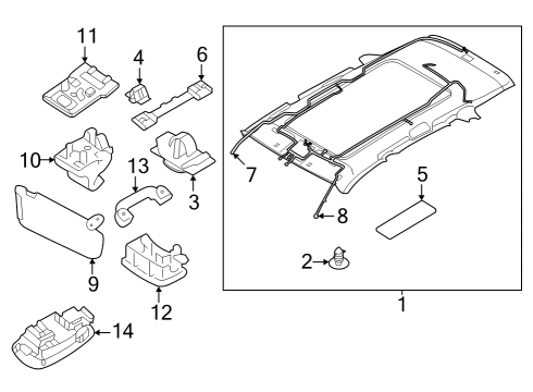 GUIDE PLATE-ASSIST H Diagram for 85371P1000