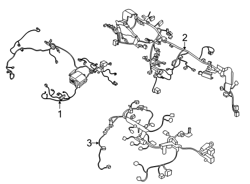 WIRING ASSY-FRT Diagram for 91260F6630