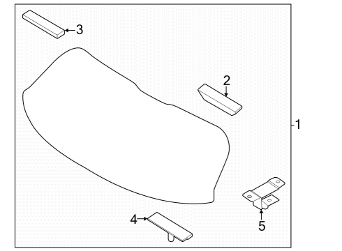 TERMINAL-RR GLASS Diagram for 87113DW000
