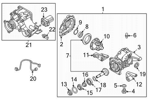 BEARING-DIFFERENTIAL Diagram for 530664G000