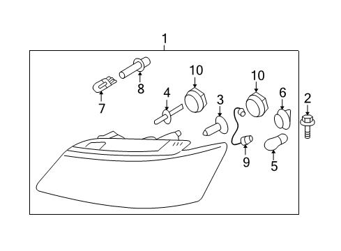 Socket & HLDR Assembly-F Diagram for 921653K000