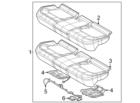 WIRING HARNESS-RR SE Diagram for 89551CV020