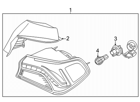 FLANGE Cover-Rear Co Diagram for 92421L2000