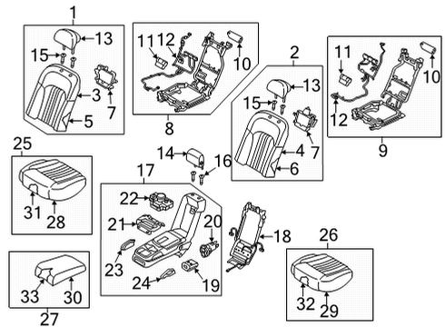 DUCT ASSY-REAR BACK Diagram for 89380D2500