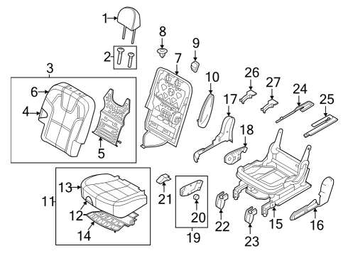 BACK ASSY-2ND SEAT,R Diagram for 89400S9640XPC