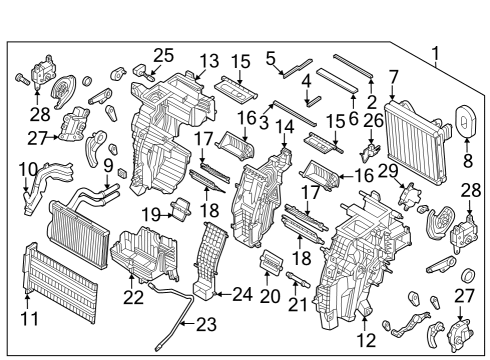 SEAL(A)-HTR TO DUCT Diagram for 97245AT040