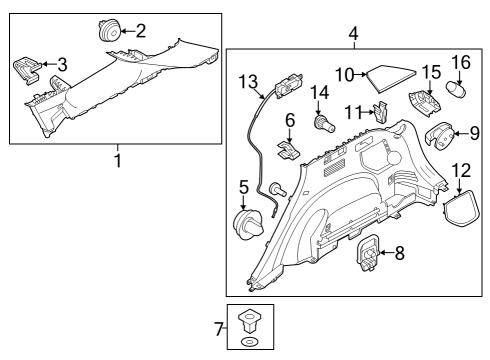 LEVER ASSY-SEAT BACK Diagram for 894B0P1000WK