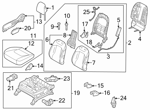 WIRING HARNESS-FR SE Diagram for 88671P1040