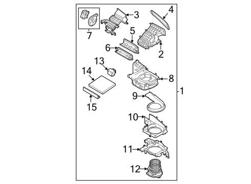 CASE-INTAKE Diagram for 97121P1000