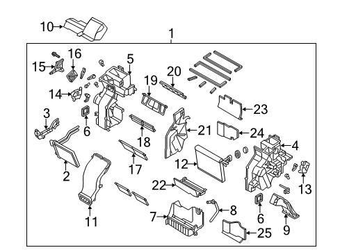 Actuator-Mode Diagram for 971543K000