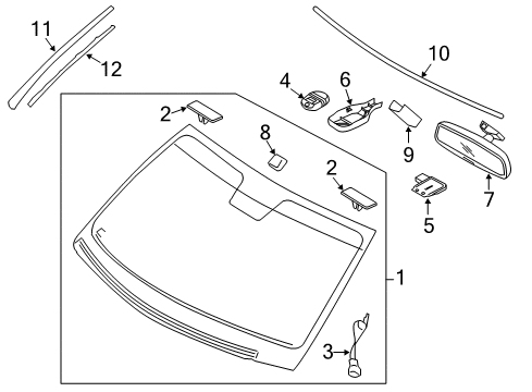 Sensor-Automatic Defog Diagram for 972573R000