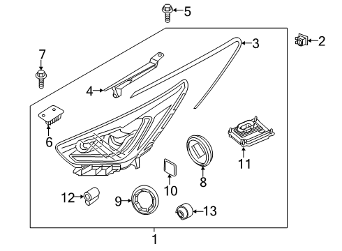 LED DRIVER MODULE Diagram for 92190G5210