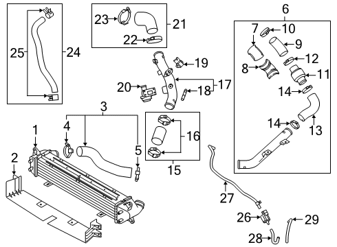 INTERCOOLER Diagram for 282712B810