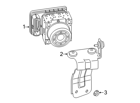 BRACKET-HYDRAULIC MO Diagram for 58920M6450