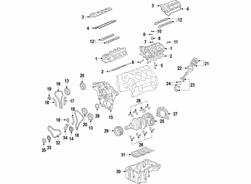 REMAN Engine-Short Diagram for 227R23CA00R