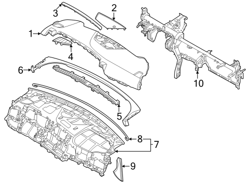 COVER ASSY-C/PAD MAI Diagram for 84785CH000WK