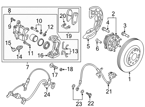 SPRING-PAD RETURN Diagram for 58188F6100