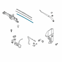RUBBER ASSY-WIPER BL Diagram for 98361C5600