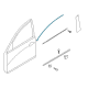 Diagram for 2020 Kia Cadenza Door Moldings - 82860F6000