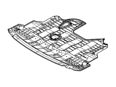 Kia 29110B0000 Panel Assembly-Under Cover