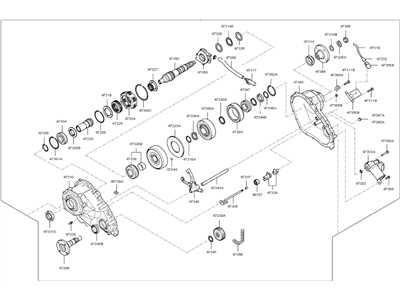 Kia 473004C610 Transfer Assembly