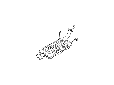 Kia 287003E060 Main Muffler Assembly