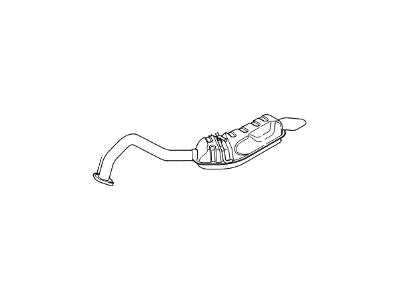 2007 Kia Sorento Exhaust Pipe - 287503E340