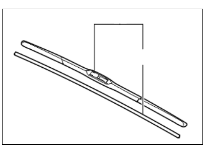 Kia 98350B2000 Driver Windshield Wiper Blade Assembly