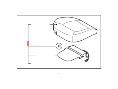 Kia 881033W033EAV Cushion Assembly-Front Seat