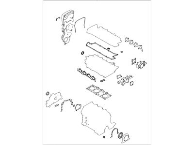 Kia KSS6110270 Gasket Kit-Engine OVEAUL