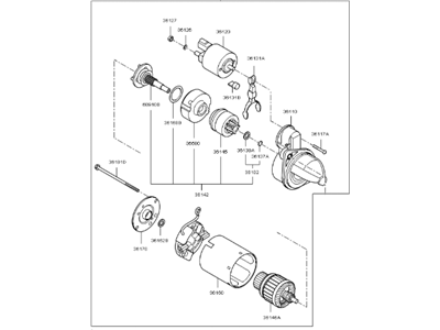 Kia 361002E200 Starter Assembly