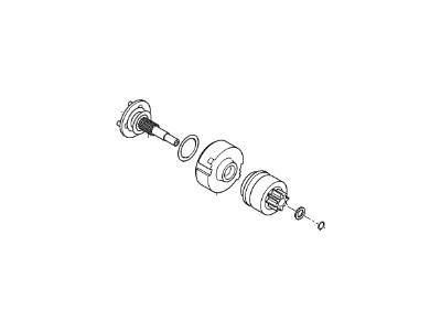 Kia 361402E200 Gear-Starter Reduction