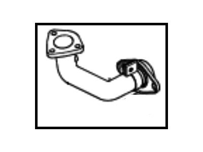 Kia 0K0YC40500 Front Pipe Assembly