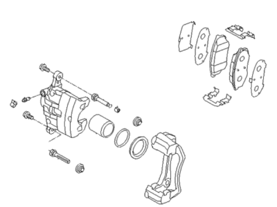 2012 Kia Sportage Brake Caliper - 581102S500
