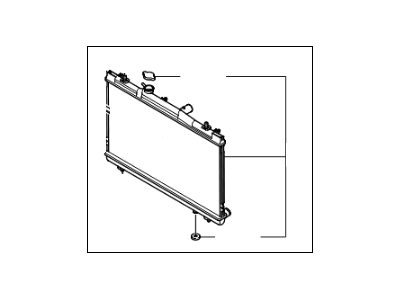 2008 Kia Spectra5 SX Radiator - 253102F030