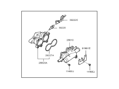 Kia 2560003HC5 Control Assembly-COOLANT