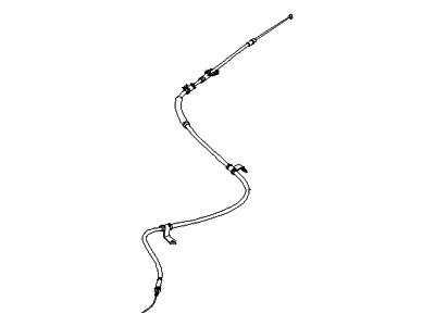 2008 Kia Amanti Parking Brake Cable - 597703F100