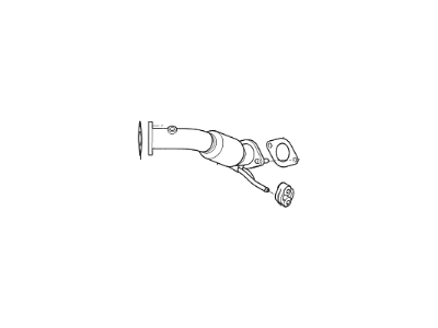 Kia 28610A8010 Front Muffler Assembly