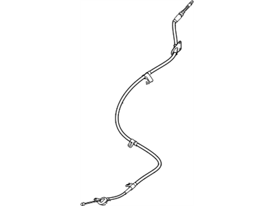 Kia Cadenza Parking Brake Cable - 597703R000