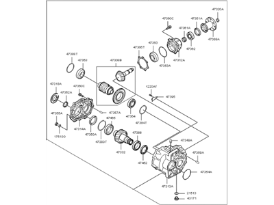 Kia 473003B530 Transfer Assembly