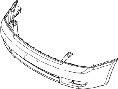 Kia 865114D500 Front Bumper Cover