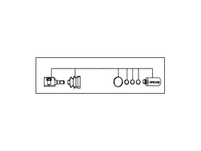 Kia 495972G503 Joint Set-Inner,RH